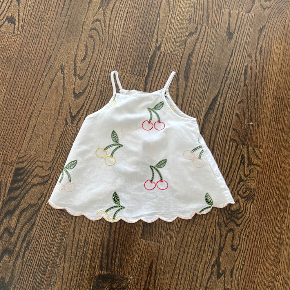 Toddler girl Cherry tank